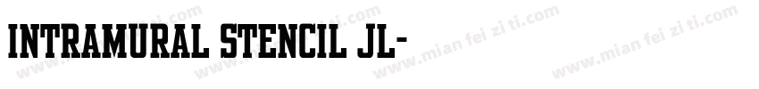 Intramural Stencil JL字体转换